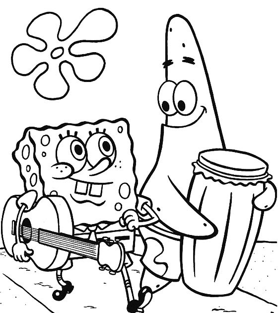 Dibujos De Bob Esponja Para Colorear E Imprimir - páginas para colorear