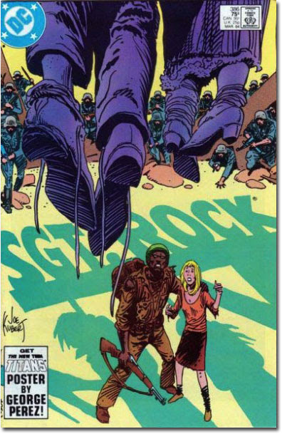 'Hey guys! Watch how many pull-ups we can do!' *(Sgt. Rock #386)