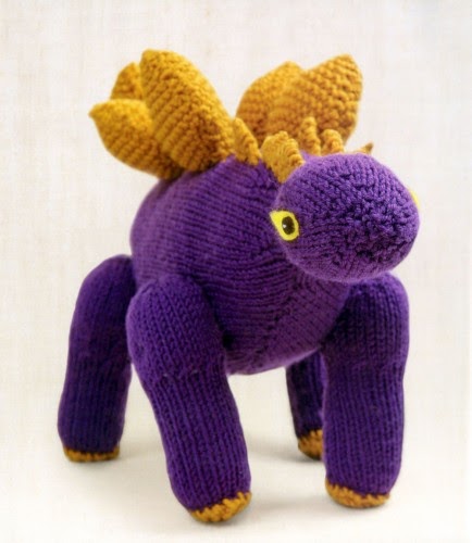 Free Christmas Knitting Patterns: KNIT YOUR OWN STEGOSAURUS DINOSAUR