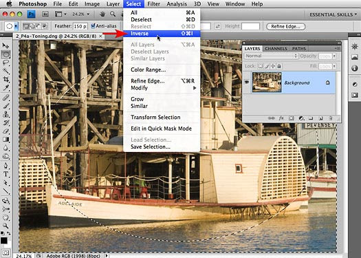 Adobe Photoshop CS4 Tutorial - Transforming A Smart Object In CS4 Working In Adobe Camera Raw - ACR - Adobe Camera Raw Tips
