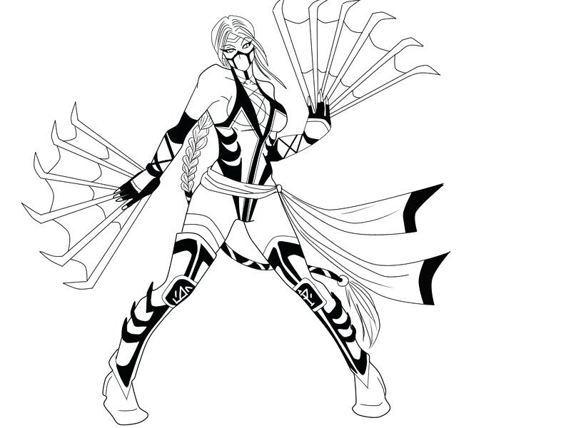 Coloriage Mortal Kombat