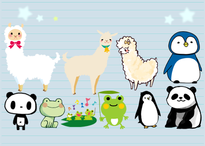 ユニーク可愛い 絵 動物 最高の動物画像