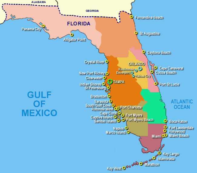 25 Fresh Florida Gulf Coast Beaches Map