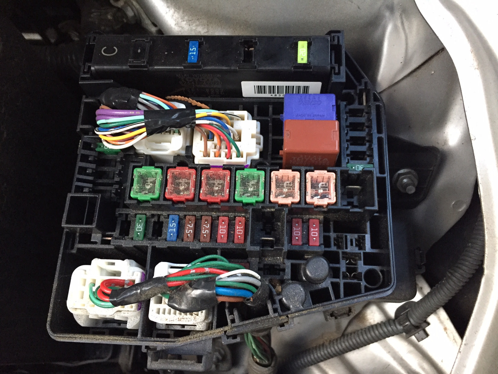 Toyotum Yari Fuse Box Location - Complete Wiring Schemas