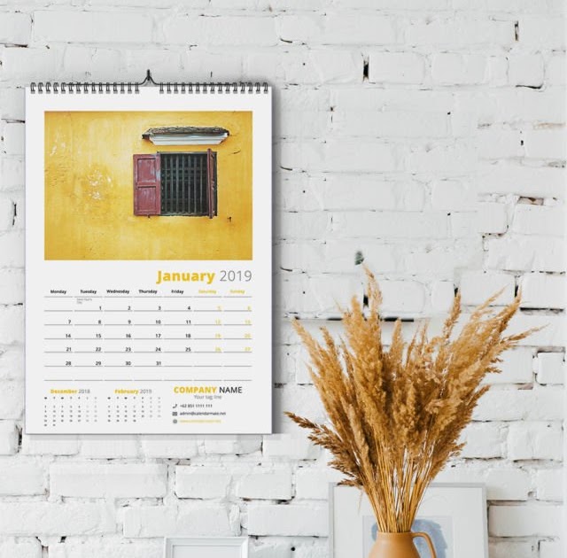 Desain Kalender Dinding Keren Contoh Kalender 2021 Keren Bingung