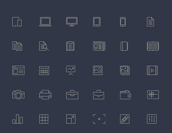 Line-Style Icons