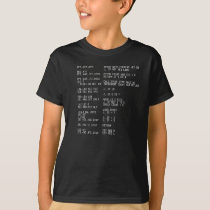 Old Programming Source Code Kids T-Shirt