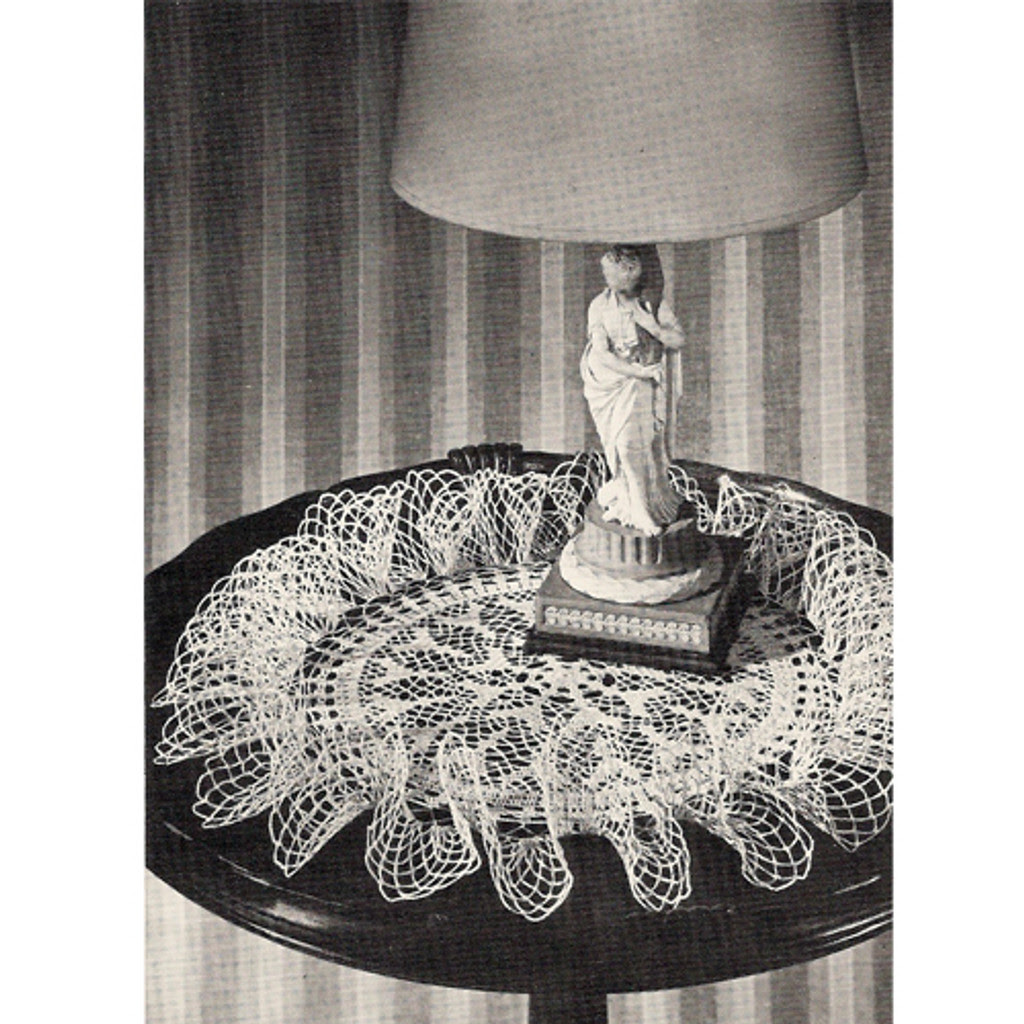 Vintage Fairy Dell Crochet Doily Pattern