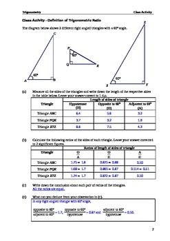 word problems involving trigonometric functions with solutions