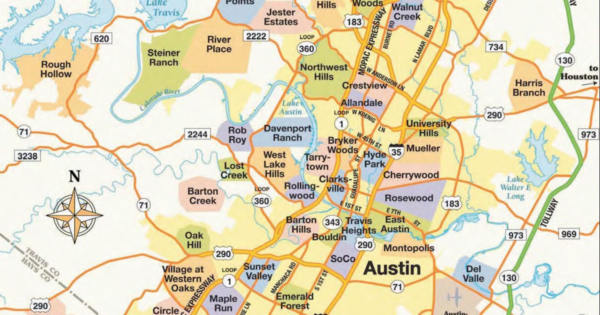 Austin Area Map | Gadgets 2018