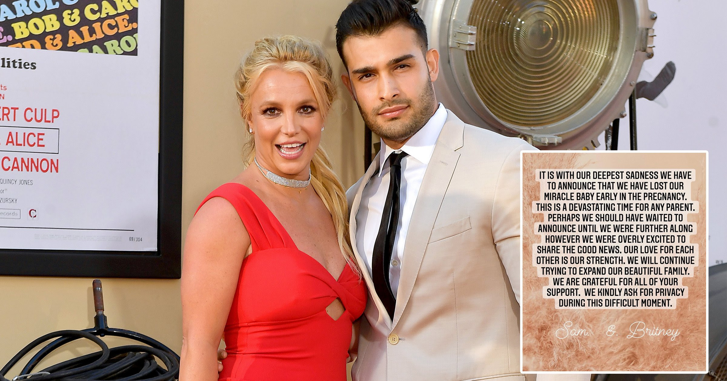 Britney Spears 'devastated' as she announces miscarriage