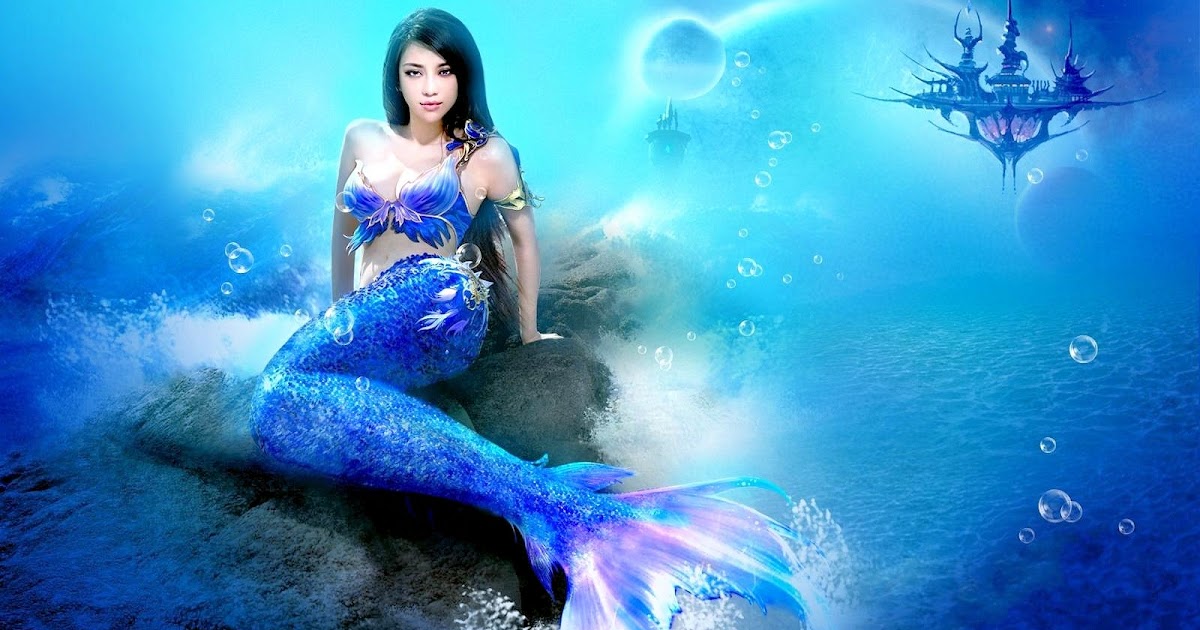 Mermaids images Blue Mermaid HD wallpaper and background photos