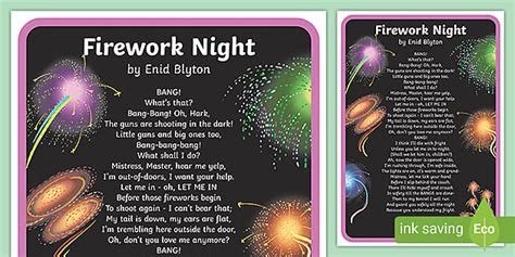 firework rhyming rhyme rhymes