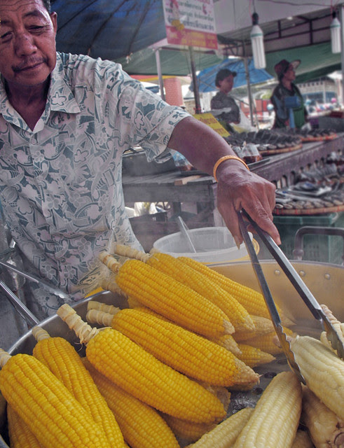 Steamed Corn