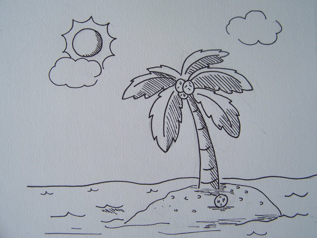 Simple Step By Step Nature Drawing
