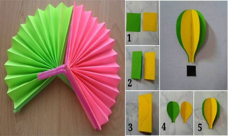 Cara Membuat Hiasan Kelas  Dari  Kertas Origami  Bagikan Contoh