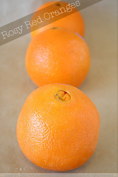 Rosy Red Oranges