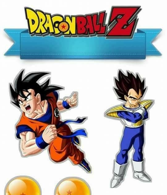 Featured image of post Topo De Bolo Dragon Ball Z Para Imprimir Png Nesse v deo ensino para voc s como montar um topo de bolo