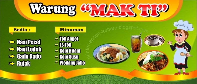 Contoh Desain Spanduk Warkop Banner Warung Kopi : Download ...