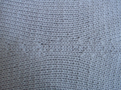 Bristow - closeup of side seam, with waist shaping
