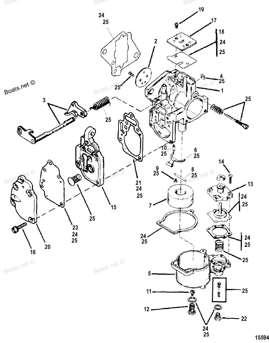 Mercury 25 Hp Carburetor Diagram Wiring Diagram
