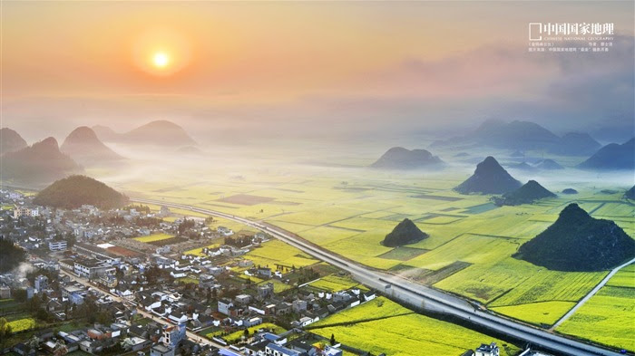 Rooster Peak Sunrise China National Geographic wallpaper Rooster Peak Sunrise China National Geographic wallpaper