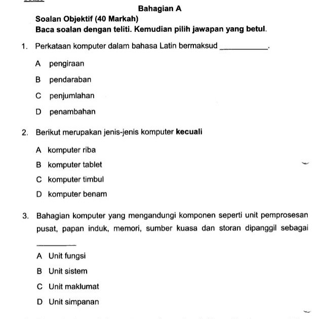 Contoh Soalan Aplikasi Taksonomi Bloom  Gongsyam