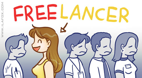 Sobre ser Freelancer, vida freelancer, como ser freelancer, dicas para freelancer by ila fox