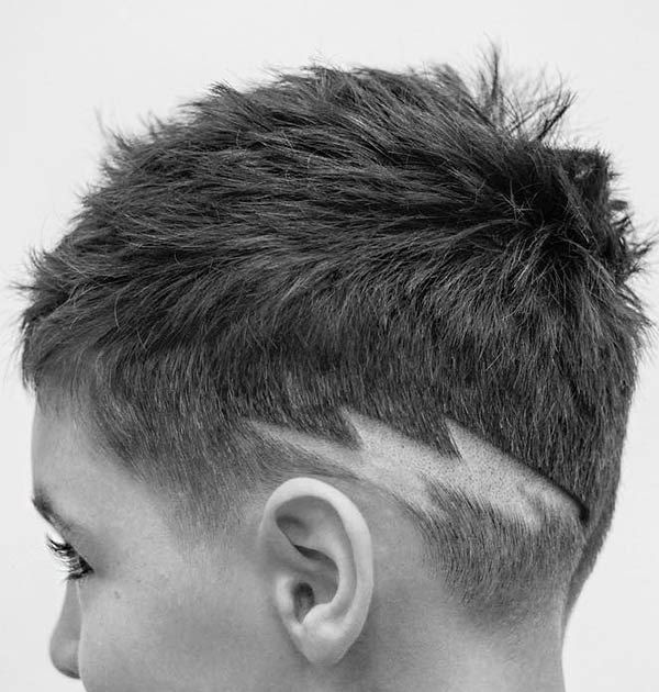70 Awesome Lightning Bolt Haircut Designs - Haircut Trends