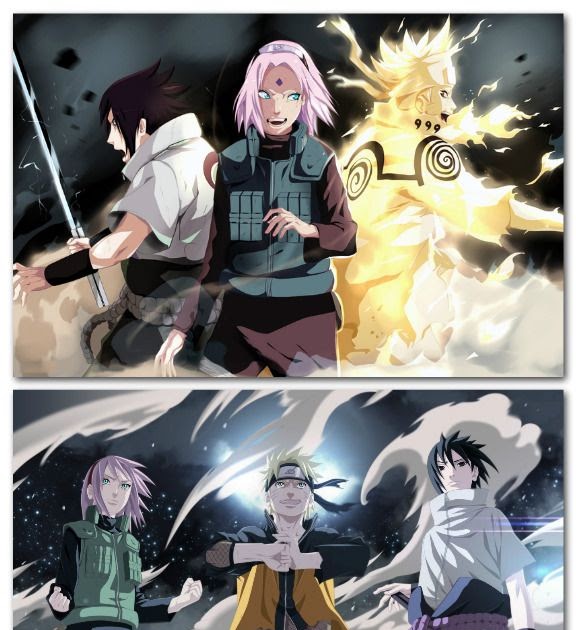 Naruto And Sasuke Vs Zero Tails - NAUTORO