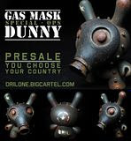 DrilOne's Gas Mask Special-ops 3" Dunny pre-sale