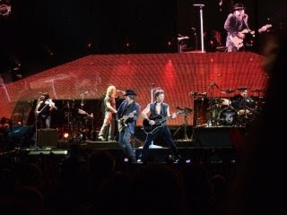 Lorenza Ponce, David Bryan, Richie Sambora, Jon Bon Jovi & Tico Torres