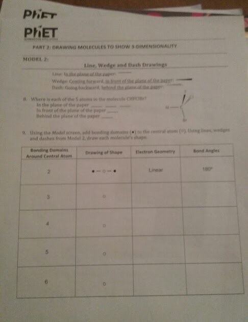 Phet Molecular Shapes Worksheet Answers : Balloons And Static