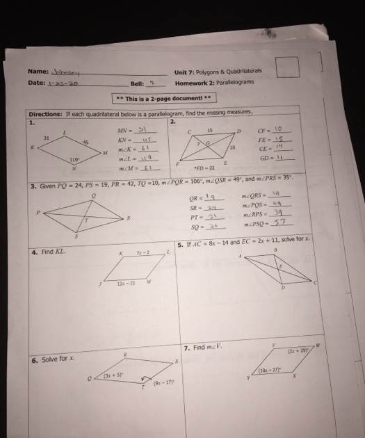 unit 7 homework 3 rectangles answer key