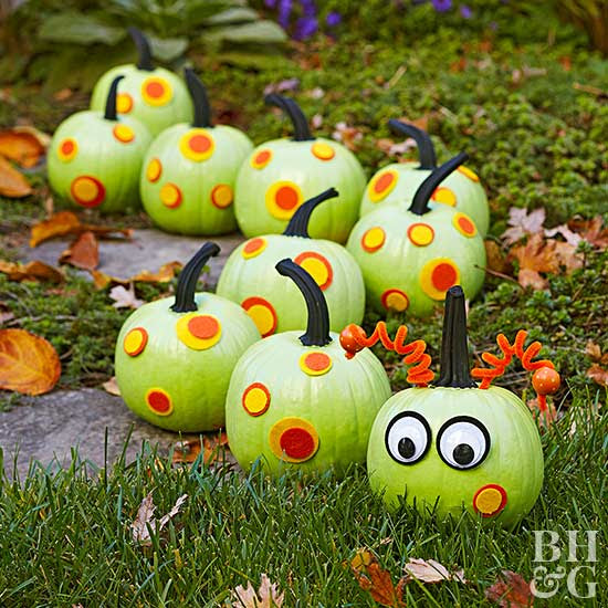 Creepy-Crawly Caterpillar Pumpkins