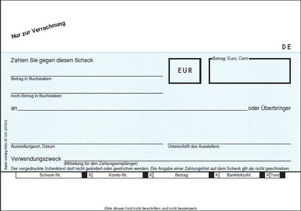 Scheckformular Muster : Symbolischer Scheck Zum Ausdrucken Kostenlos