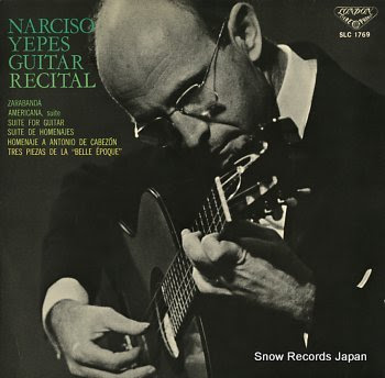 YEPES, NARCISO guitar recital
