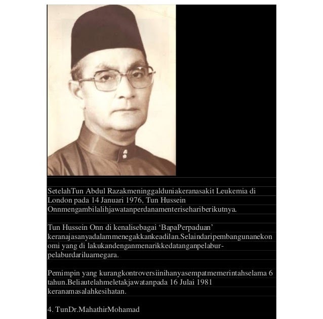 Biodata Tun Abdullah Ahmad Badawi / Just 3 years of reign and so much ...