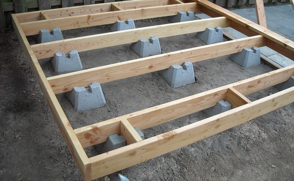 Build a concrete block shed - Loft For shed
