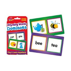 Rhyming Words Dominoes Challenge Cards®