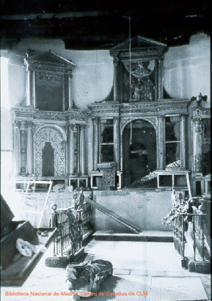Destrozos en el Convento de la Concepción, Toledo.