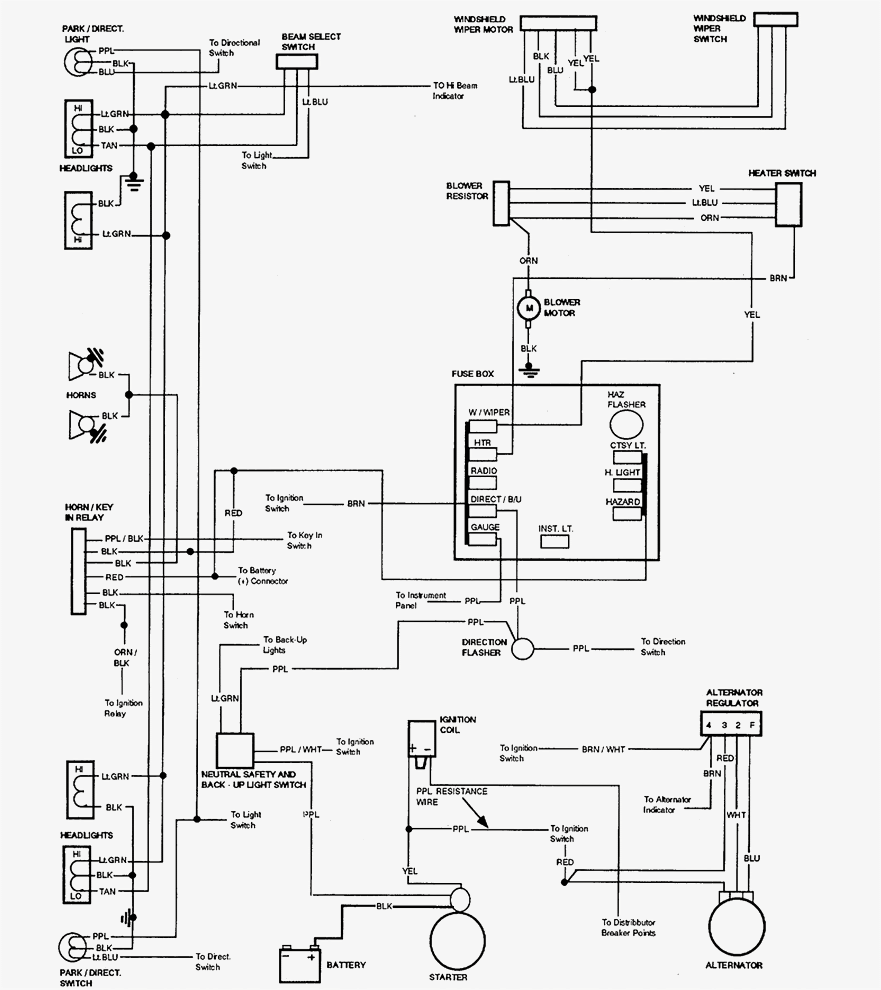 1972 Chevrolet Wiring Diagram - 88 Wiring Diagram