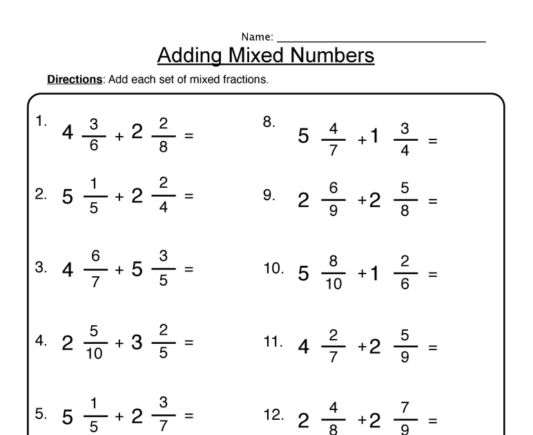 Dividing Fractions And Mixed Numbers Worksheets 6th Grade The Best 