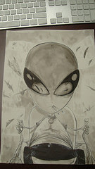 Groom Lake #3 Cover in Progress...
