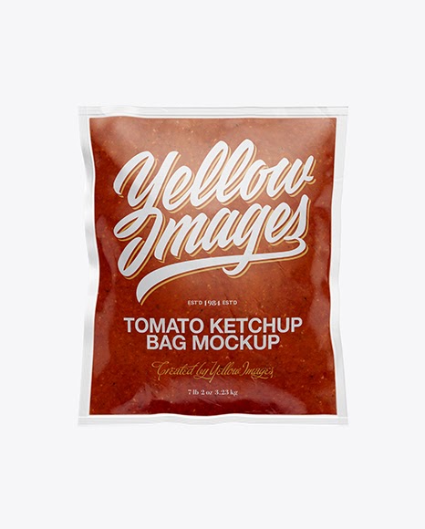 Download Clear Plastic Bag With Sauce Packaging Mockups