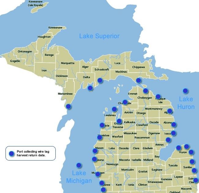 Lake Michigan Beaches Map Best Michigan Beach Towns Map - Tponzu