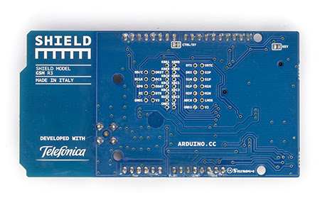 Arduino GSM Shield Rear