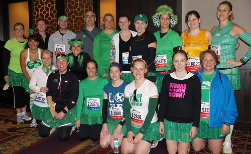 F'N Runners before the Shamrock Shuffle