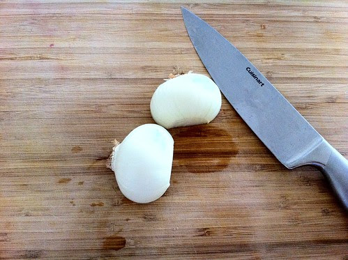 Small Onion, Peeled and Halved