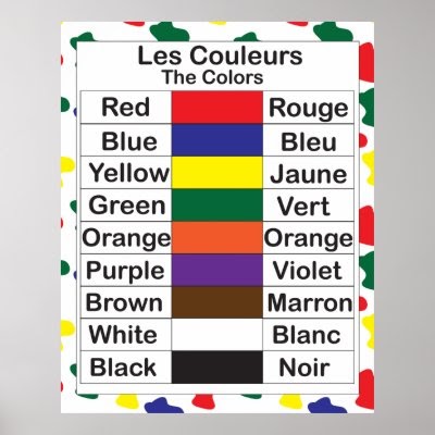 My French Tutor: Les couleurs!